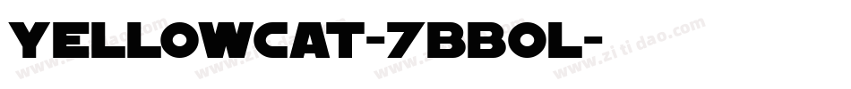 YellowCat-7BB0l字体转换 YellowCat-7BB0l字体转换