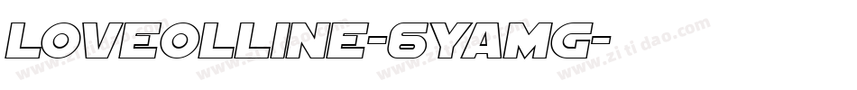 Loveolline-6YaMg字体转换