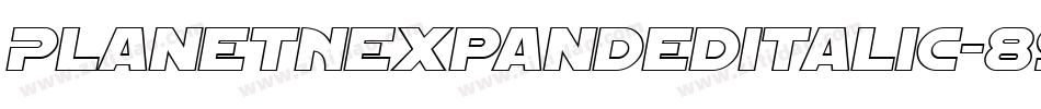 PlanetNExpandedItalic-89yA字体转换