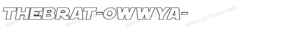 TheBrat-owwYa字体转换