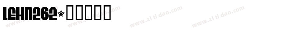 LEHN262字体转换