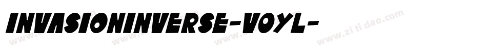 InvasionInverse-v0YL字体转换