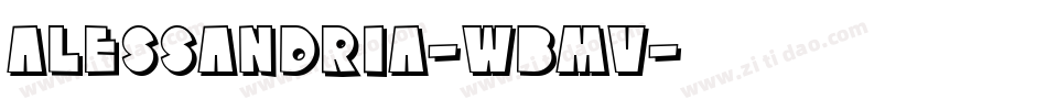 Alessandria-WBmv字体转换