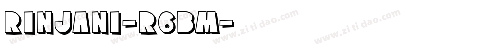 Rinjani-R6BM字体转换