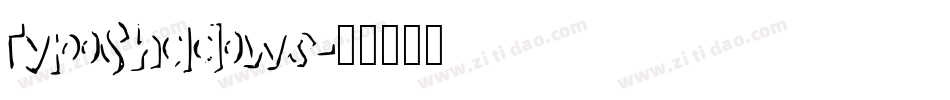 TypoShadows字体转换