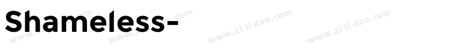 Shameless字体转换