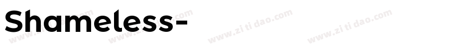 Shameless字体转换