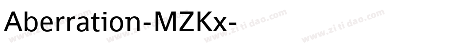 Aberration-MZKx字体转换