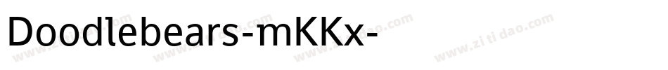 Doodlebears-mKKx字体转换