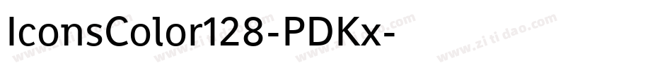 IconsColor128-PDKx字体转换 IconsColor128-PDKx字体转换