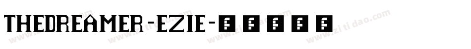 TheDreamer-EZ1e字体转换