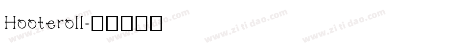 Hooteroll字体转换