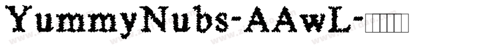 YummyNubs-AAwL字体转换