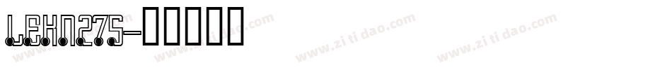LEHN275字体转换