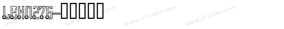 LEHN276字体转换