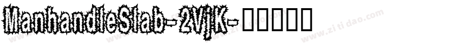 ManhandleSlab-2VjK字体转换