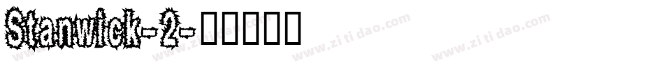 Stanwick-2字体转换