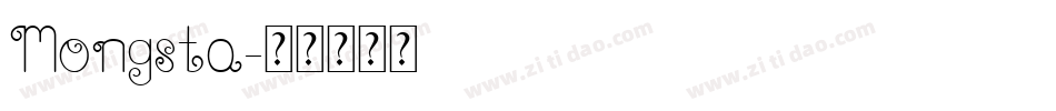 Mongsta字体转换