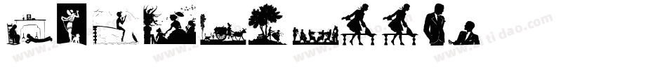 SilhouettA字体转换