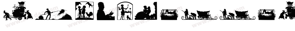 Silhouettes-from-Poser-LT字体转换