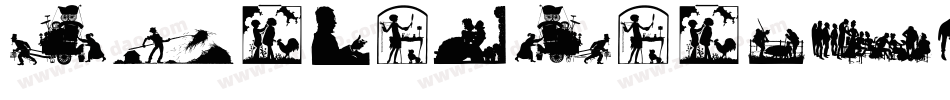Silhousoldfashion-DYed字体转换