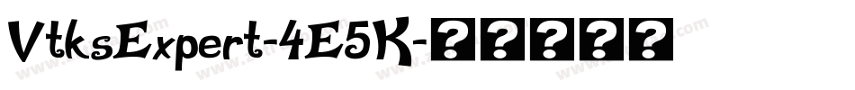 VtksExpert-4E5K字体转换