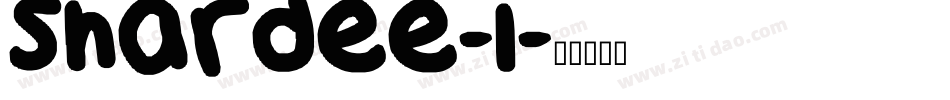 Shardee-1字体转换