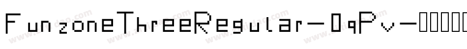 FunzoneThreeRegular-0qPv字体转换