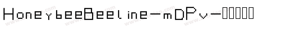 HoneybeeBeeline-mDPv字体转换