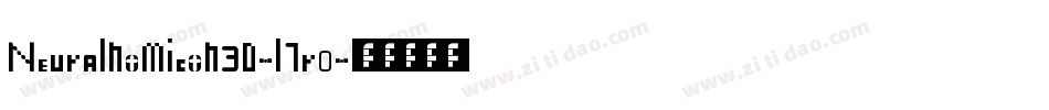 Neuralnomicon3D-l1r0字体转换