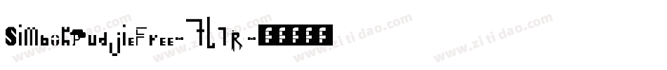 SimbokPudjieFree-7L1R字体转换