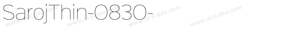 SarojThin-O83O字体转换