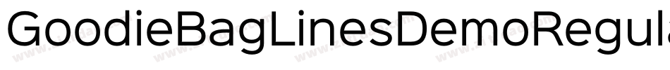 GoodieBagLinesDemoRegular-O62P字体转换