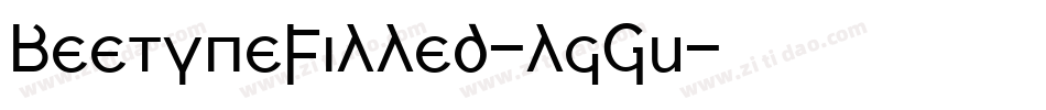 BeetypeFilled-ljJq字体转换