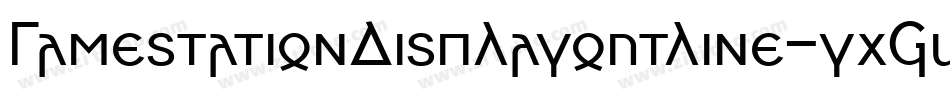 GamestationDisplayoutline-yxJq字体转换