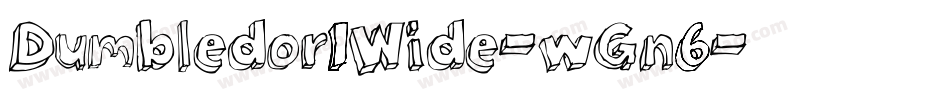 Dumbledor1Wide-wGn6字体转换