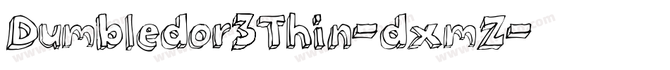 Dumbledor3Thin-dxmZ字体转换
