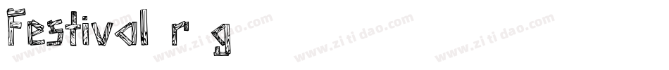 Festival-r1g8字体转换