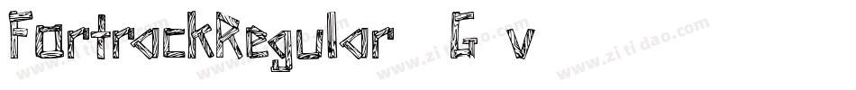 FortrackRegular-6G8v字体转换 FortrackRegular-6G8v字体转换