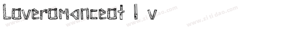 Loveromanceot-l8v5字体转换