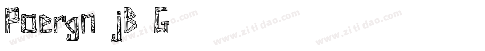 Poergn-jB1G字体转换