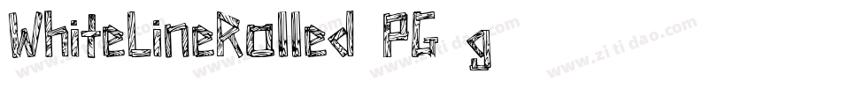 WhiteLineRolled-PG1g字体转换 WhiteLineRolled-PG1g字体转换