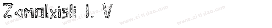 ZamolxisIi-L8V5字体转换
