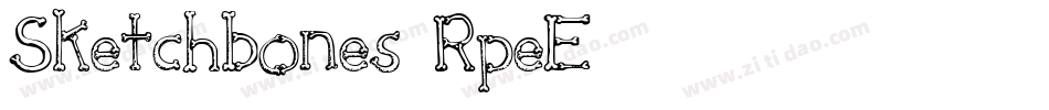 Sketchbones-RpeE字体转换