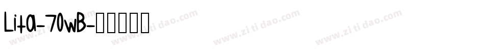 Lita-70wB字体转换
