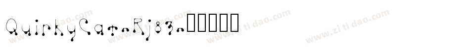 QuirkyCat-Rj83字体转换