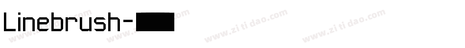 Linebrush字体转换