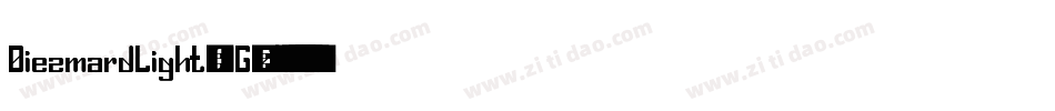 DiezmardLight-WG9E字体转换