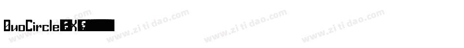 DuoCircle-ZX1x字体转换