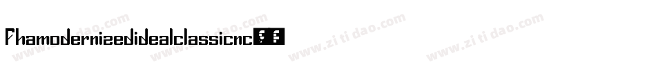 Fhamodernizedidealclassicnc-x9E5字体转换